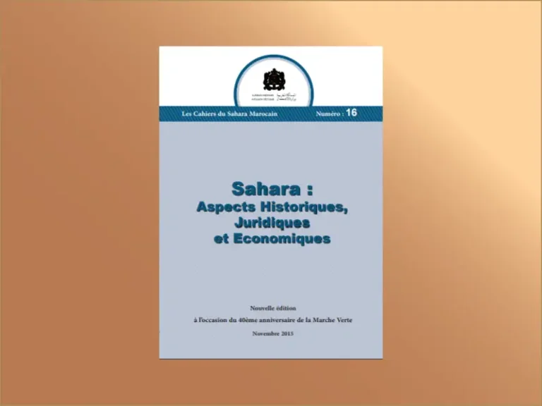 Sahara : Aspects Historiques, Juridiques et Economiques